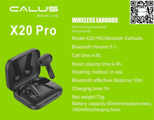 ایرپاد اورجینال Calus x20 pro (شش ماه گارانتی رهاورد)