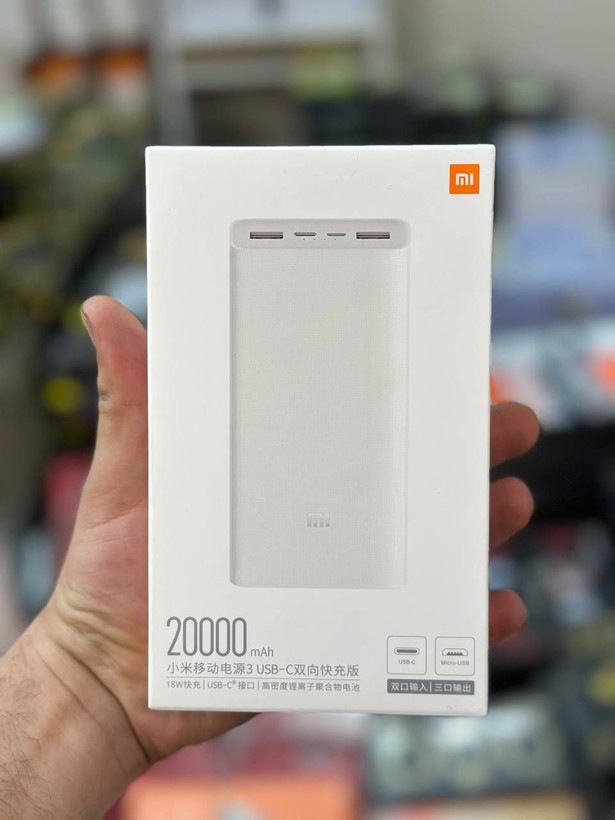 پاور بانک فست شارژ 20000 شیائومی Xiaomi Redmi PB200 Original PD گلوبال 6ماه گارانتی نقره ای