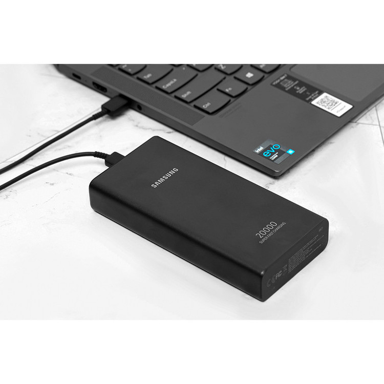 پاوربانک سامسونگ مدل EB-P5300 ظرفیت 20000 میلی آمپر ساعت+کابل تایپ سی فست هدیه +گارانتی یک ساله