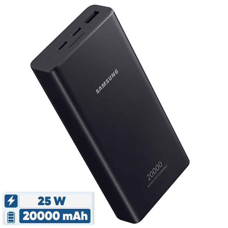 پاوربانک سامسونگ مدل EB-P5300 ظرفیت 20000 میلی آمپر ساعت+کابل تایپ سی فست هدیه +گارانتی یک ساله
