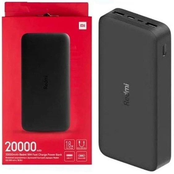 پاوربانک شیائومی مدل PB200LZM اصل +گارانتی شرکتی طلایی+هدیه کابل 2 سر تایپ سی