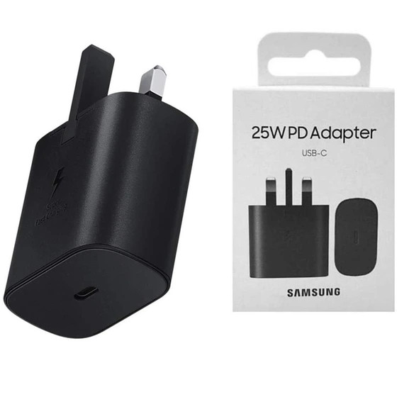شارژر سامسونگ مدل EP-T2510 توان 25 وات سه پین همراه کابل اصل