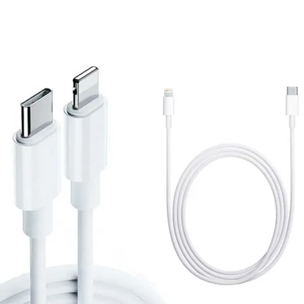 کابل شارژ آیفون 13 نرمال iphone 13 (اصلی اپل استور)+یک سال گارانتی طلایی