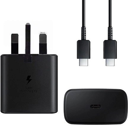 شارژر سامسونگ مدل EP-T2510 توان 25 وات سه پین همراه کابل اصل